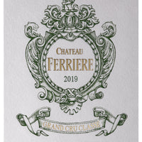 Château Ferrière 2019