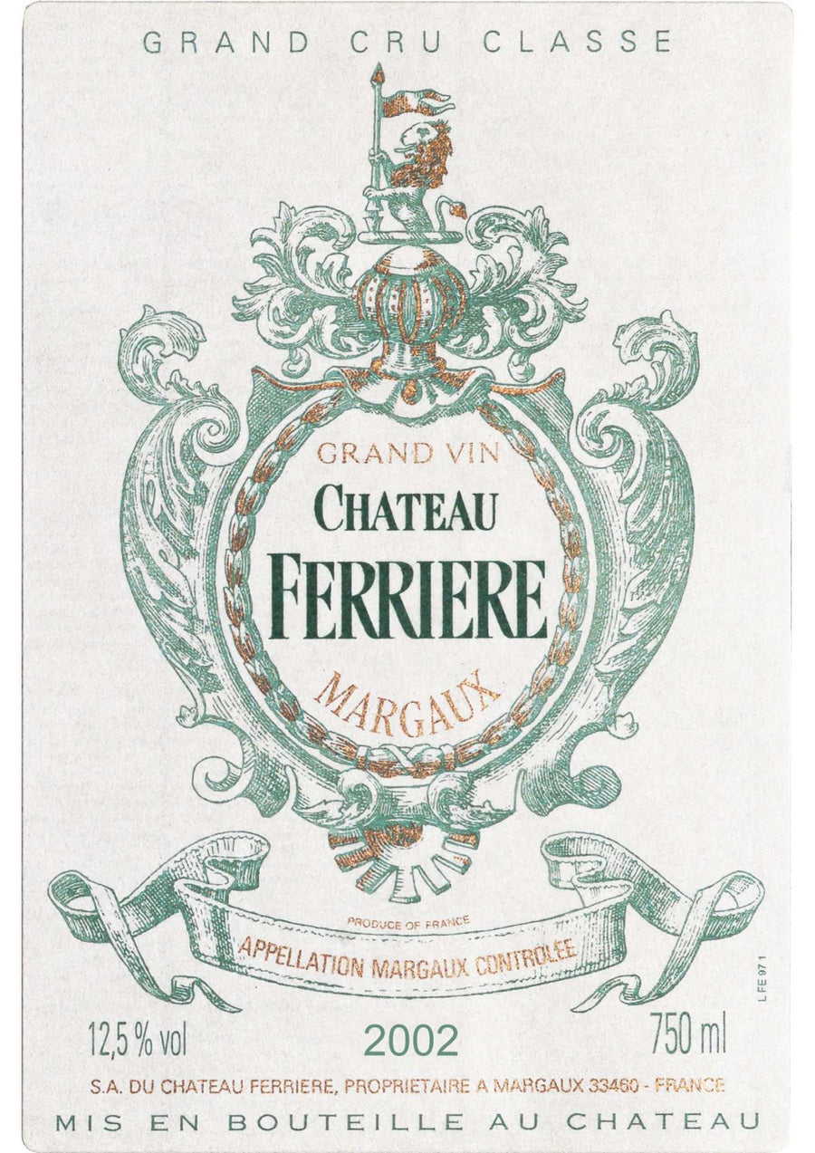 Château Ferrière 2002