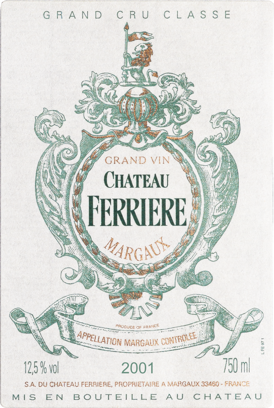 Château Ferrière 2001